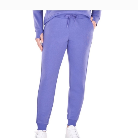 Members Mark Ribbed Fleece Joggers Sz Lg - Picture 1 of 6